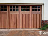 Counterweight Tilt Door – 'Carriage Style' Western Red Cedar with Windows