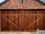 Counterweight Tilt Door – Western Red Cedar Vertical