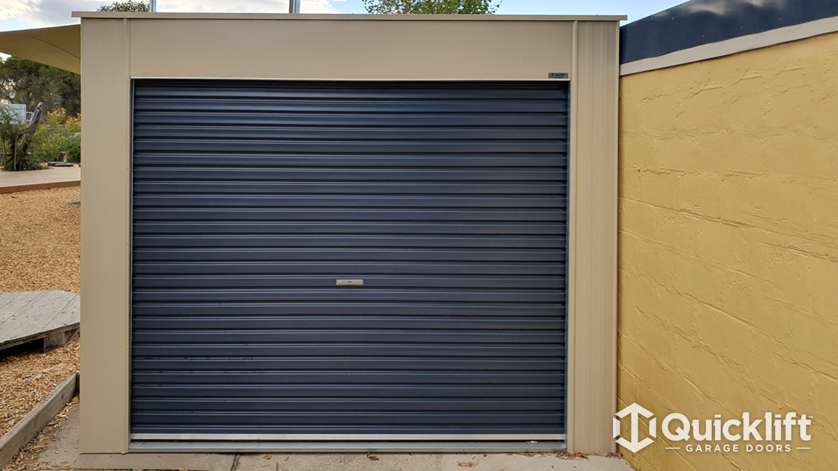 Backyard Buddy Outdoor Storage Solution Quicklift Garage Doors