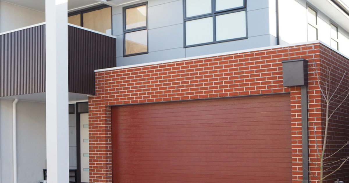Modern Garage Door Images Australia with Simple Decor